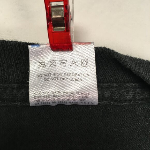 Vintage '92 Mens XL Poor Boys Pardon Me Tee in Black With Single Stitch Hems - Picture 6 of 12